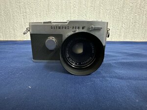 OLYMPUS オリンパス PEN-FV コンパクトフィルムカメラ シルバー F.Zuiko Auto-S 1:1.8 f=38mm ハーフカメラ 現状品 136148 中古