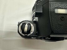 Nikon ニコン F2 一眼レフフィルムカメラ ブラック NIKKOR 50mm 1:1.4+ファインダーDP-12付き 現状品 中古_画像3