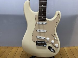 Fender USA フェンダー American standard stratocaster エレキギター ホワイト ストラトキャスター ハードケース付き 現状品 中古