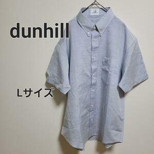 dunhill ダンヒルスポーツ ボタンダウンシャツ 半袖 Lサイズ