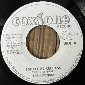 ★1969！BOB DYLAN名曲カヴァー！人気の一枚！【The Heptones - I Shall Be Release】7inch Studio One / Coxsone Records US Reissue