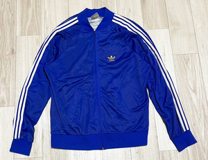 1円スタート【 adidas / アディダス 】★ 70年代 VENTEX社製 青タグ★ ビンテージ ★ トラックジャケット ★ ATP ★ アセテート★ Lサイズ