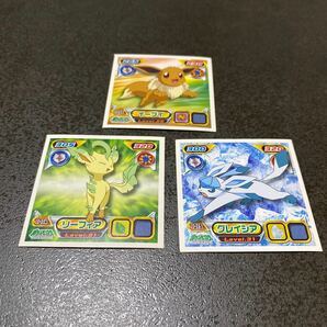 65 イーブイ グレイシア リーフィア シール ポケットモンスター ポケモン pokemon レトロ 海外 アマダ 最強シール列伝 ステッカーの画像1