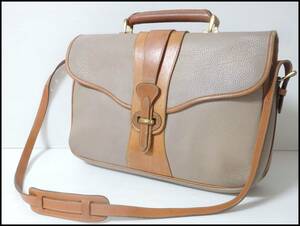 ＜本物 DOONEY&BOURKE ドゥーニー&バーク 2way ブリーフケース トートバッグ レザー 斜め掛け クロスボディ＞6.39.3　☆定形外1000円☆