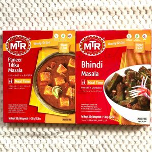 MTR カレー　パニールティッカマサラ　ビンディマサラ