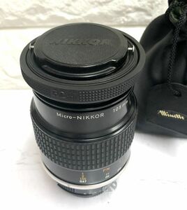 Nikon ニコン Micro-NIKKOR マイクロ ニッコール 105mm 1:4 レンズ Kenko MC UV SL-39 52mm フィルター 動作未確認 fah 12S085