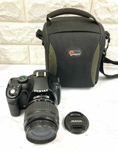PENTAX ペンタックス K-X デジタル一眼カメラ+smc DAL 1:3.5-5.6 18-55mm AL レンズ カメラバッグ付 動作未確認 fah 12A480