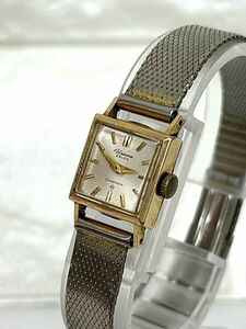 SEIKO セイコー UNIVERSE ユニバース 手巻き DIASHOCK 14K GOLDFILEED レディース ゴールド ジャンク 腕時計 fah 11J013K