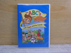△F/747●英語教育CD＆CD-ROM☆ワールドファミリー☆THE ABC’s with Zippy and his friends☆中古品