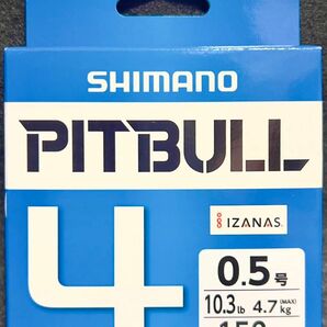 激安釣具 PEライン シマノ PL-M54R PITBULL ピットブル4 150m 写メ通り　釣り糸　釣り　魚釣り