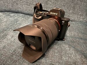 SONY α7 ILCE-7 標準ズームレンズ SEL2870 JJCハンドグリップ付き 中古