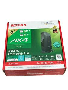 BUFFALO 無線LANルーター(Wi-Fiルーター)WSR-1800AX4S-BK