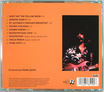 (GOLD CD) Frank Zappa 『Apostrophe (')』 輸入盤 RCD 80519 フランク・ザッパ アポストロフィ_画像2