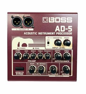 BOSS ボス アコースティックギター プリアンプ&マルチエフェクター Acoustic Instrument Processor AD-5