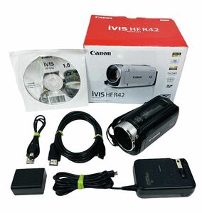 Canon キャノン HDビデオカメラ デジタルビデオカメラ Wi-Fi対応 光学32倍 内蔵32GBメモリー iVIS HF R42