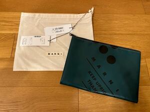 【送料込】MARNI クラッチバッグ 財布 マルニ ウォレット PVC レザー デニム シャツ カットソー パンツ コート