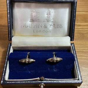 12-56 Mappin&Webb London マッピン＆ウェッブ ロンドン カフス カフスボタン カフリンクス アクセサリー シルバー 925 スーツ フォーマル