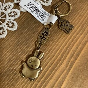 * made in Japan Miffy alloy key holder postage 120 new goods key ring key holder alloy 