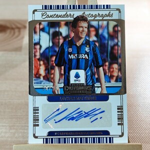 99枚限定 ローター・マテウス 2022-23 Panini Chronicles Contenders Lothar MATTHAUS 20/99 直筆サインカード インテル