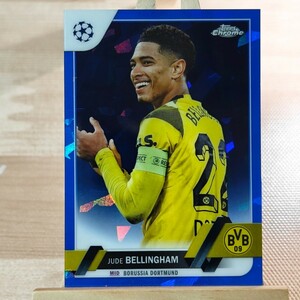 ジュード・ベリンガム 2022-23 Topps Chrome UCC Sapphire Jude Bellingham Variation SP ドルトムント