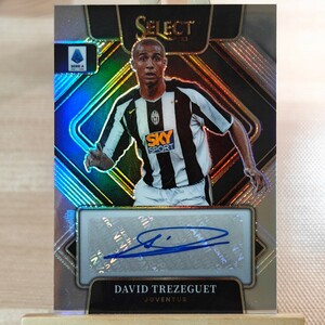 ダヴィド・トレゼゲ 2022-23 Panini Select Serie A Signatures David Trezeguet Auto 直筆サインカード