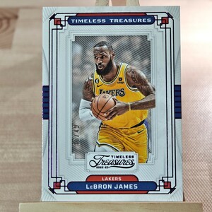 49枚限定 レブロン・ジェームズ 2022-23 Panini Chronicles Timeless Treasures LeBron James Blue Lakers 36/49