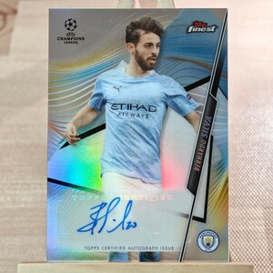 ベルナルド・シウバ 2020-21 Topps Finest UCL Finest Auto Bernardo Silva Auto 直筆サインカード マンチェスター・シティFC