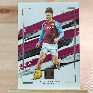 75枚限定 ジャック・グリーリッシュ 2020-21 Panini Impeccable Soccer Jack Grealish Aston Villa 58/75 