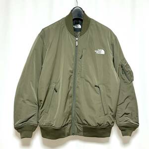 美品 ザ ノースフェイス INSULATION BOMBER JACKET インサレーション ボンバー ジャケット ブルゾン ニュートープ カーキ M サイズ MA-1