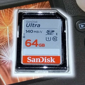 SanDisk サンディスク SDカード 64GB 140MB Ultra Class10 UHS-1 SDXC