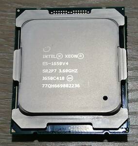 Intel Xeon E5-1650 v4 動作確認済み