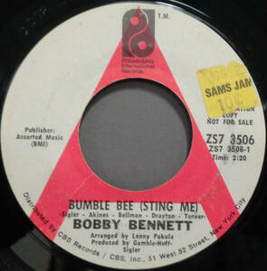 【SOUL 45】BOBBY BENNETT - BUMBLE BEE (STING ME) / DAYS GO BY (s231214006) *gamble-huff