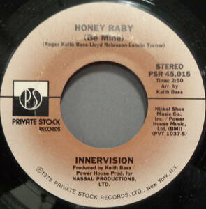 【SOUL 45】INNERVISION - HONEY BABY / WE'RE INNERVISION (s231215022) 