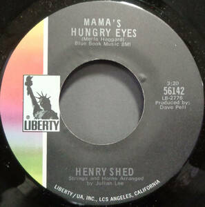 【SOUL 45】HENRY SHED - MAMA'S HUNGRY EYES / MRS. ROBINSON (s231202035) 