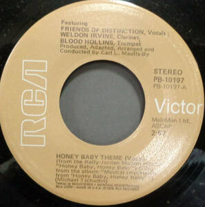 【SOUL 45】FRIENDS OF DISTINCTION ,WELDON IRVINE - HONEY BABY THEME / (INSTR.) (s231221043) 