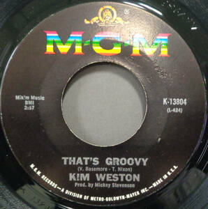 【SOUL 45】KIM WESTON - THAT'S GROOVY / LAND OF TOMORROW (s231222021) 