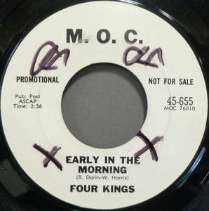 【SOUL 45】FOUR KINGS - EARLY IN THE MORNING / I WANT TO BE THERE (s231207005) *don bryant