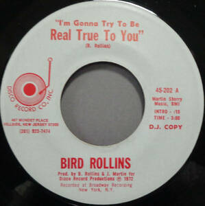 【SOUL 45】BIRD ROLLINS - I'M GONNA TRY TO BE REAL TRUE TO YOU / (INSTR.) (s231202008) 