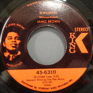 【SOUL 45】JAMES BROWN - BROTHER RAPP (PT.1 & 2) / BEWILDERED (s231223019) 