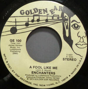 【SOUL 45】ENCHANTERS - A FOOL LIKE ME / LET THERE BE LOVE (s231226037) 