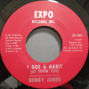 【SOUL 45】BOBBY JONES - I GOT A HABIT / GOING INTO MY ACT (s231228001) 