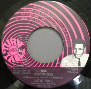 【SOUL 45】LLOYD PRICE - BAD CONDITIONS / THE TRUTH (s231217003) 