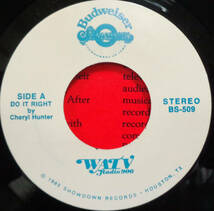 【SOUL 45】CHERYL HUNTER - DO IT RIGHT (s231231037)_画像2