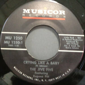 【SOUL 45】JIVE FIVE ft. EUGENE PITT - CRYING LIKE A BABY / YOU'LL FALL IN LOVE (s231209023) 