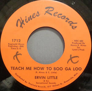 【SOUL 45】ERVIN LITTLE - TEACH ME HOW TO BOO GA LOO / LOVE CAME TO ME (s231209021) 