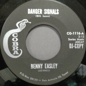 【SOUL 45】BENNY EASLEY - DANGER SIGNALS / MUNICIPAL AUDITORIUM (s231210001) 