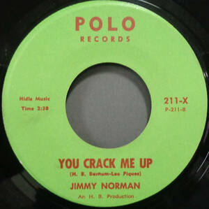 【SOUL 45】JIMMY NORMAN - YOU CRACK ME UP / DOTTED LINE (s231222020) 