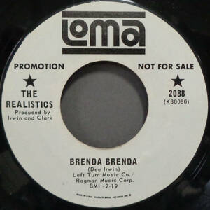 【SOUL 45】REALISTICS - BRENDA BRENDA / HOW DID I LIVE WITHOUT YOU (s231208036) 