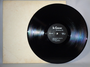 LED ZEPPELIN/IN CONCERT（NO　SLICK）OG　LABEL　LP