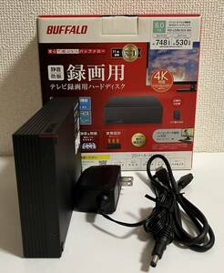 【中古】 BUFFALO 6TB USB外付けHDD HD-LDS6.0U3-BA